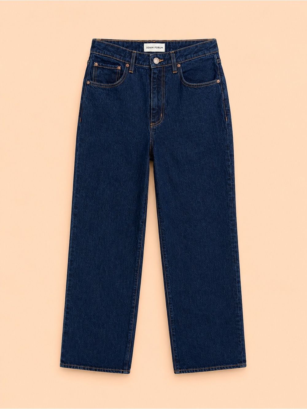 DENIM FORUM DARK WASH STRAIGHT LEG JEAN
